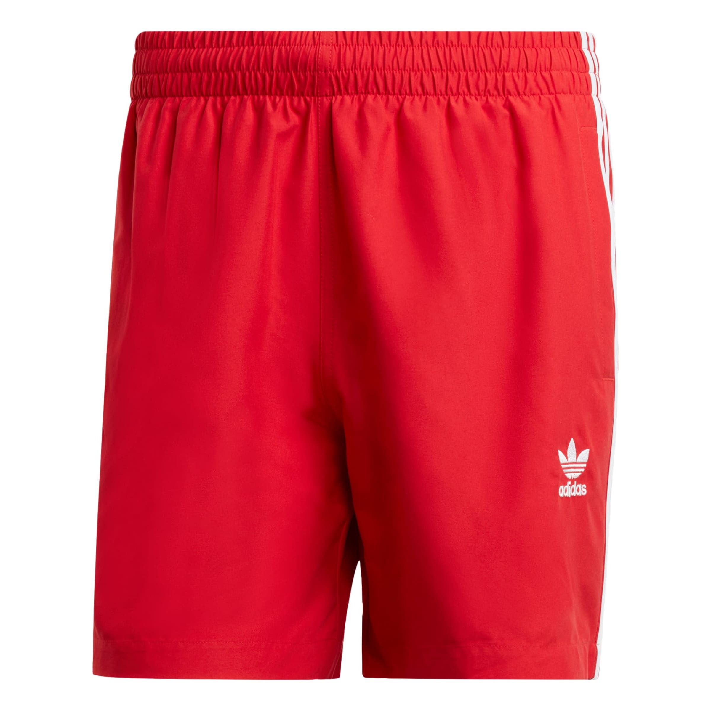 ADIDAS ORIGINALS Badshorts 'Adicolor' i röd: framsida