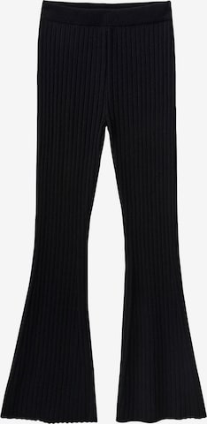 UNITED COLORS OF BENETTON Boot cut Pants in Black: front