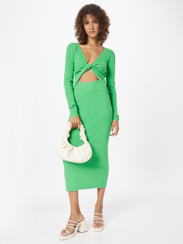 BZR Stickad klänning 'Lela Jenner' i grön