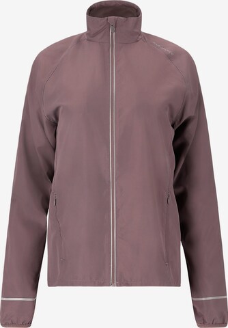 ENDURANCE Athletic Jacket 'Shela' in Brown: front