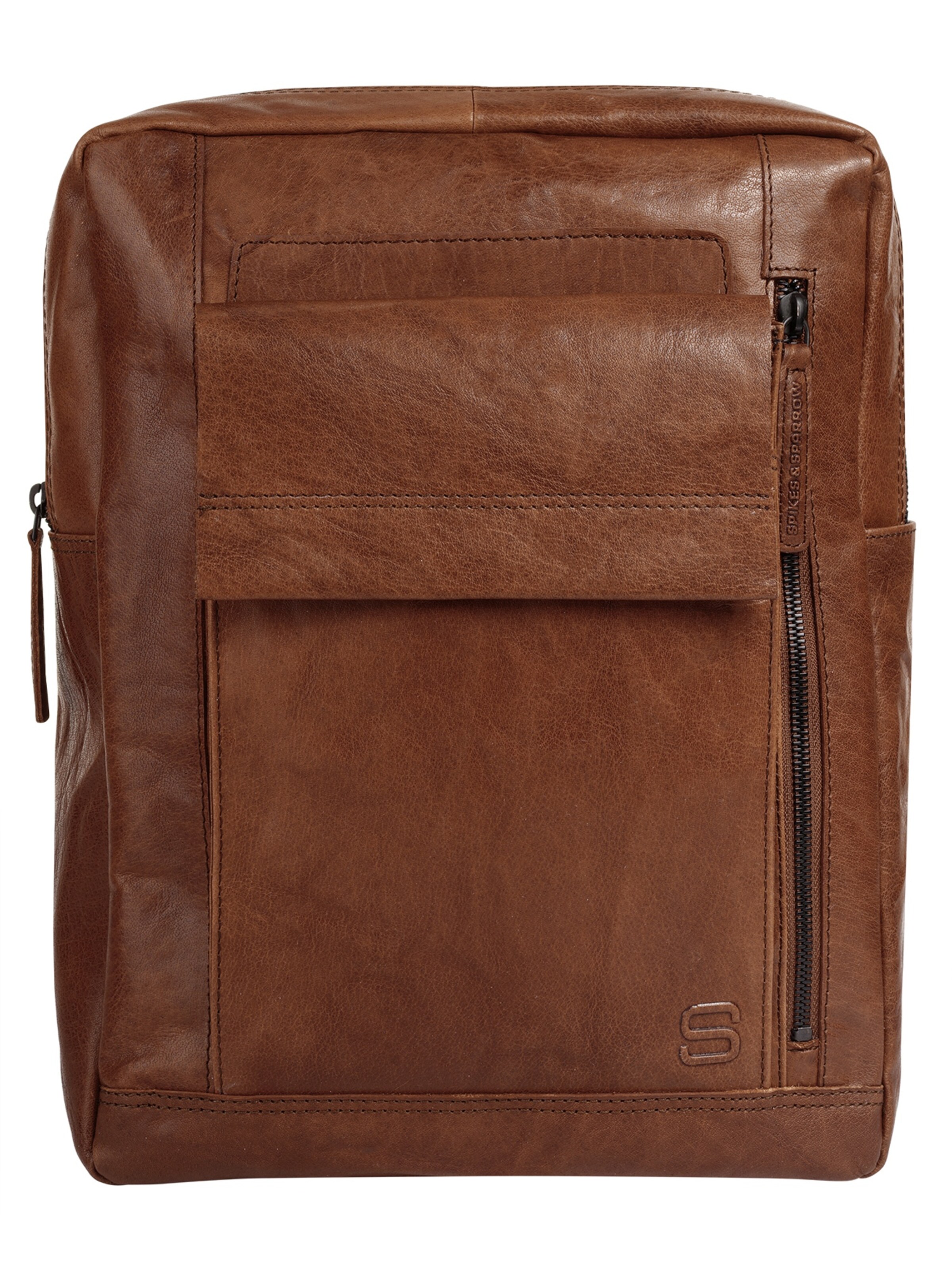 Spikes & Sparrow Rucksack‌‌‌‌‌‌‌‌ in Braun: Vorderseite