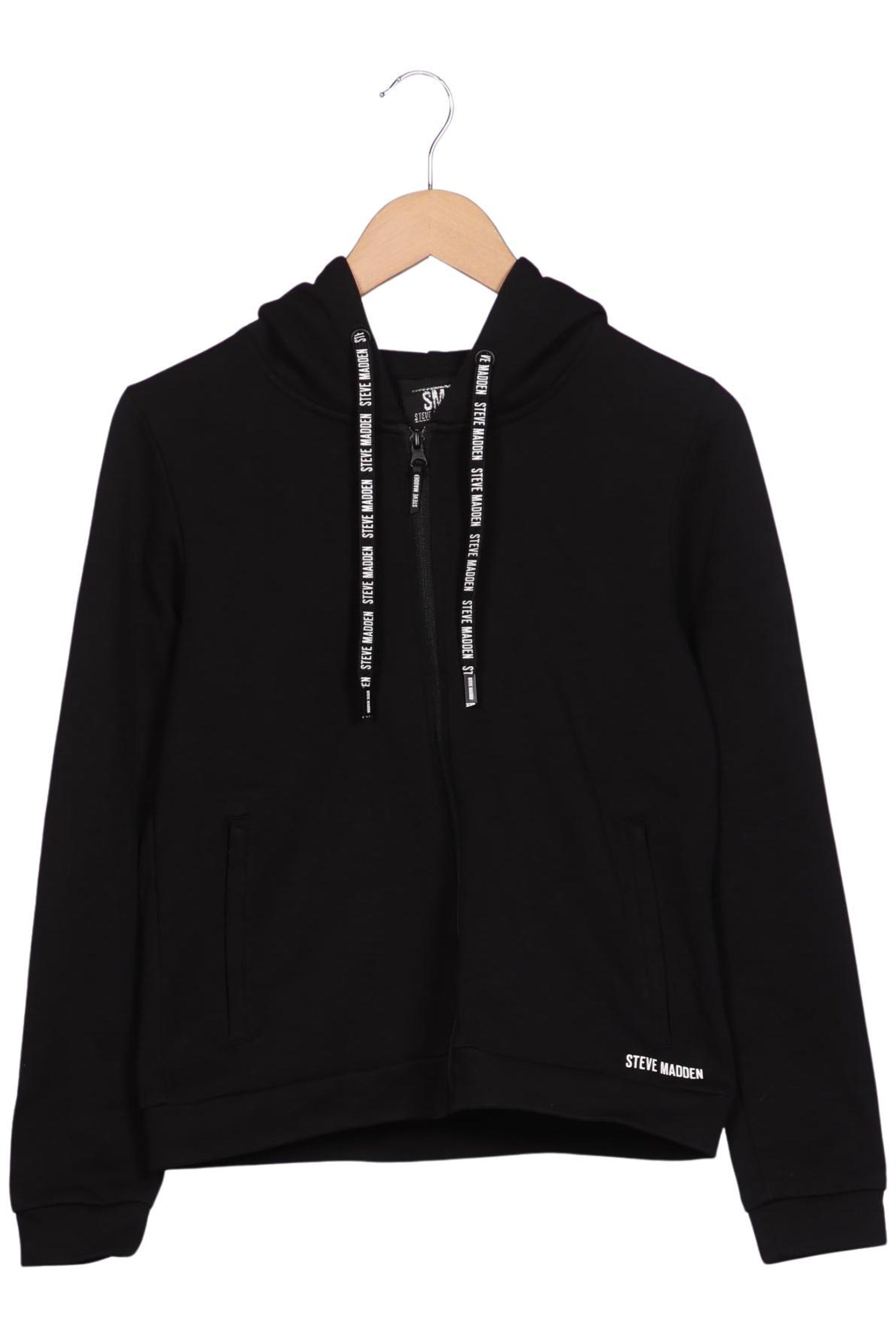 STEVE MADDEN Sweatshirt & Zip-Up Hoodie in M in Black: front