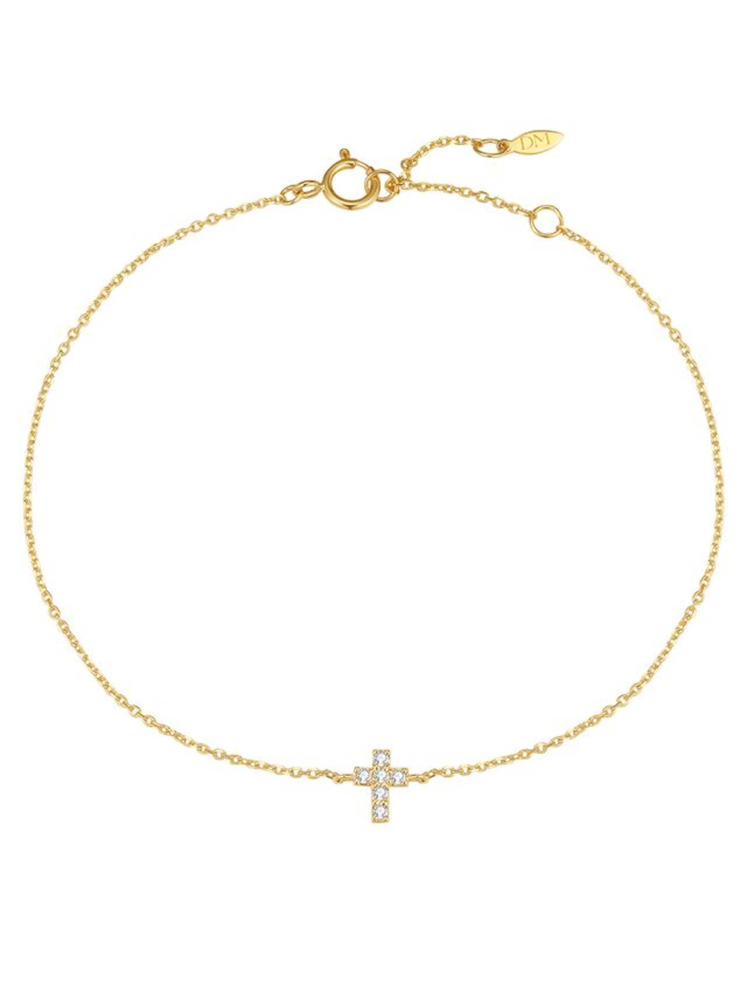 Dear Me Armband 'Hope' in Goud: voorkant