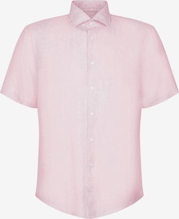 Chemise business SEIDENSTICKER en rose : devant