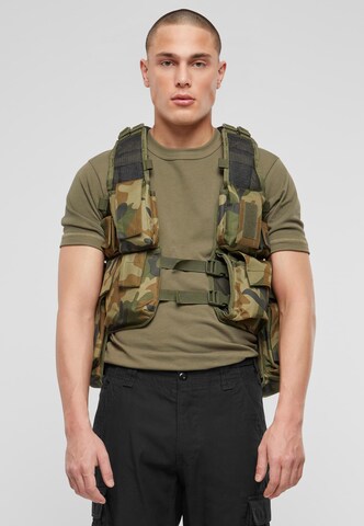 Brandit Vest 'Tactical', värv roheline: eest vaates