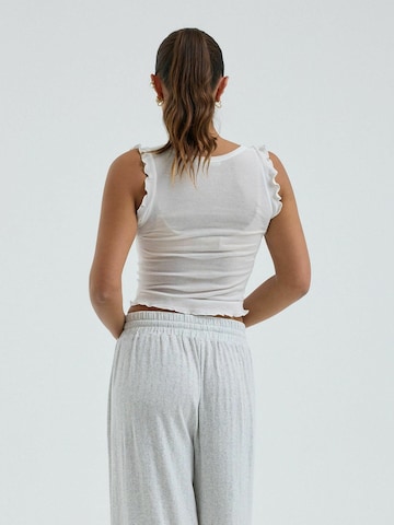 Seamless Basic Top ' Cotton ' in Weiß