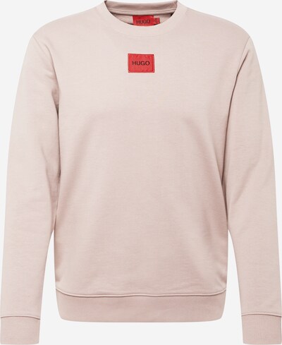 HUGO Sweatshirt 'Diragol212' in de kleur Cappuccino / Rood, Productweergave