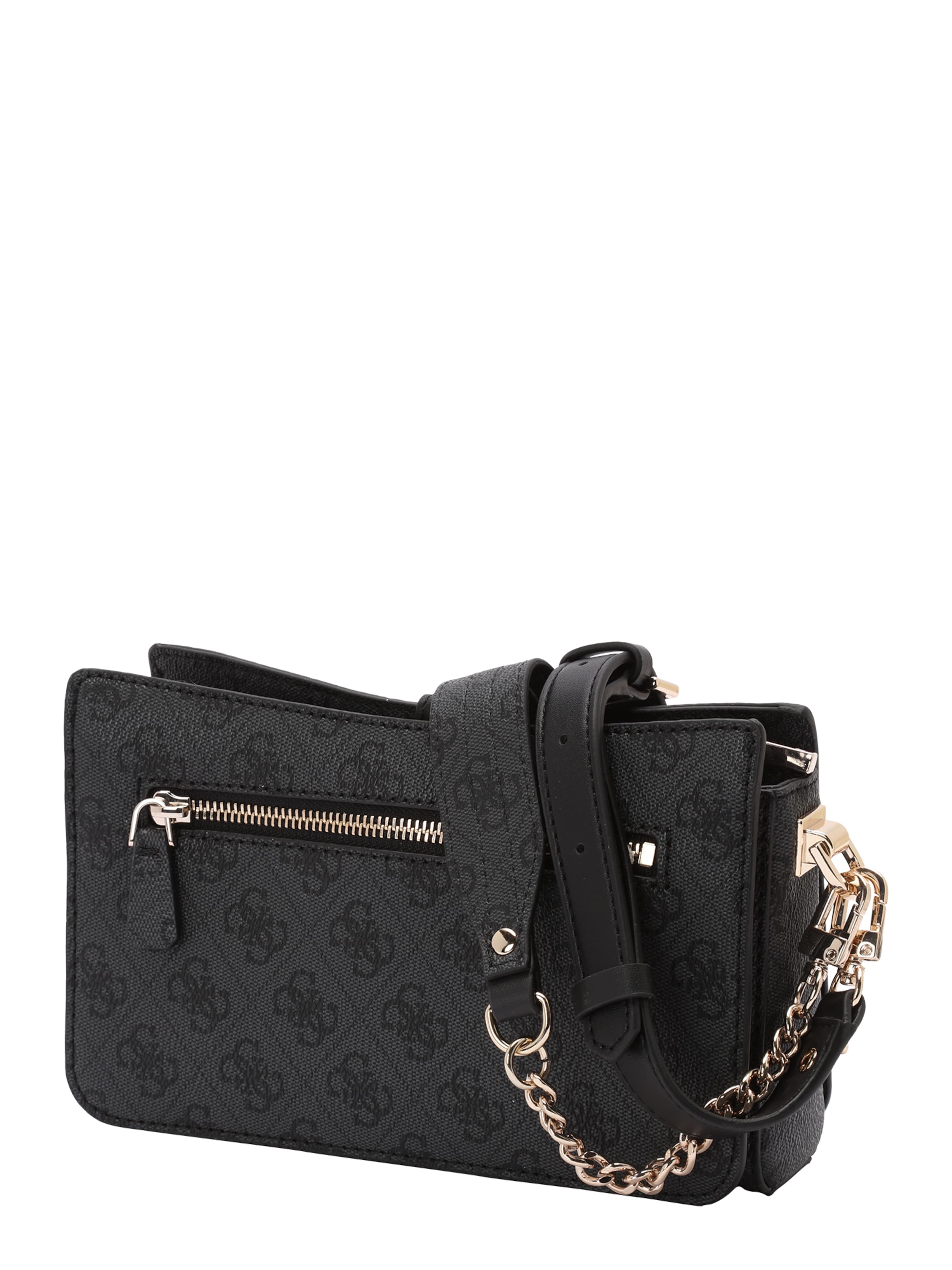 GUESS - Mala de ombro 'Zamira' em preto
