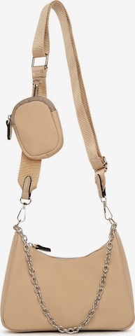 Sac à bandoulière Bagmori en beige : devant