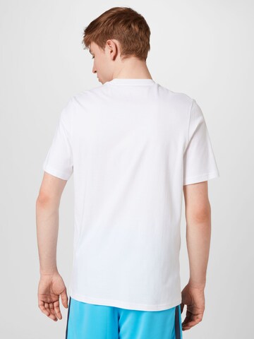 ADIDAS SPORTSWEAR Performance Shirt 'Dynamic Graphic ' in White