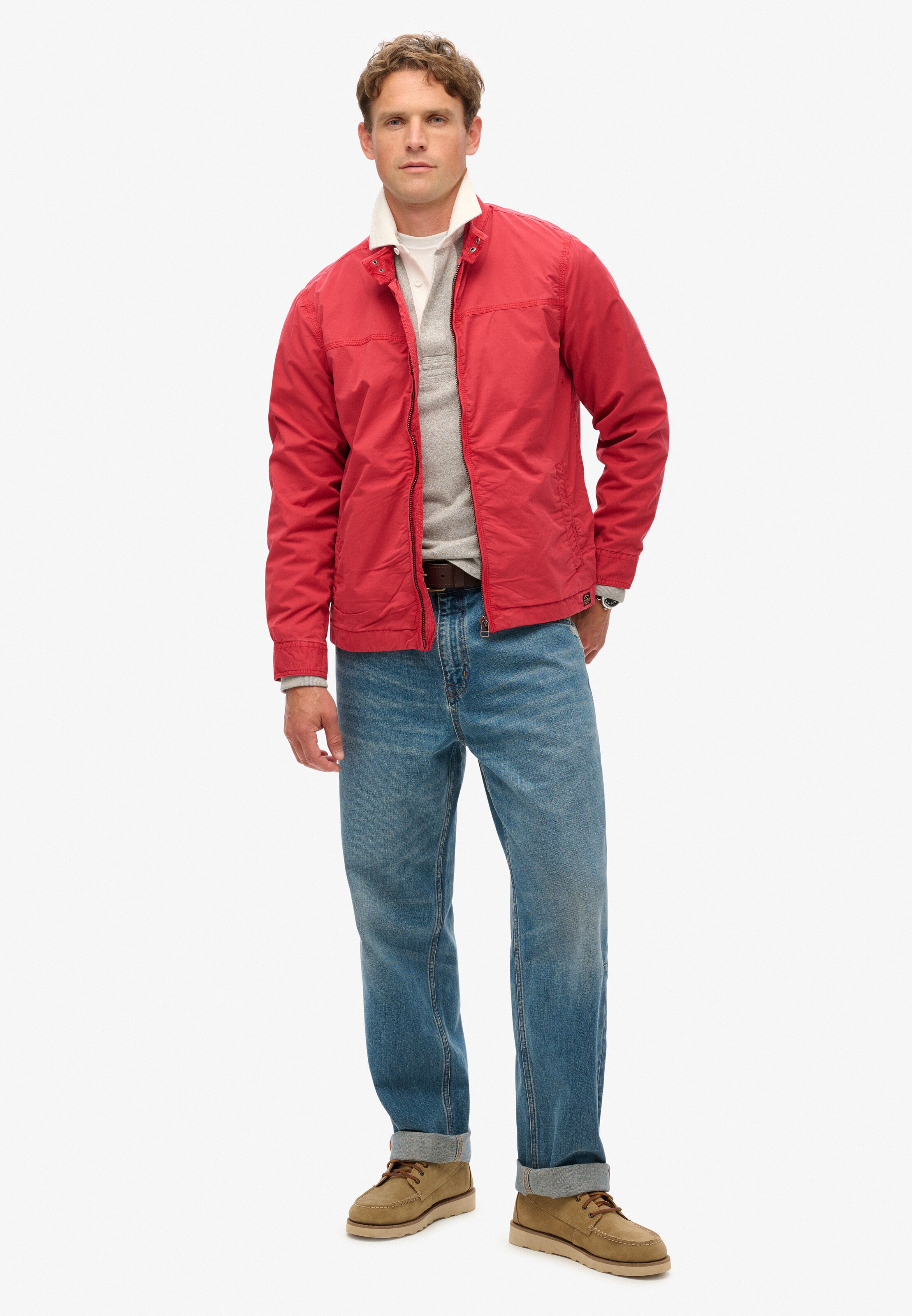 Superdry Tussenjas 'Harrington' in Rood