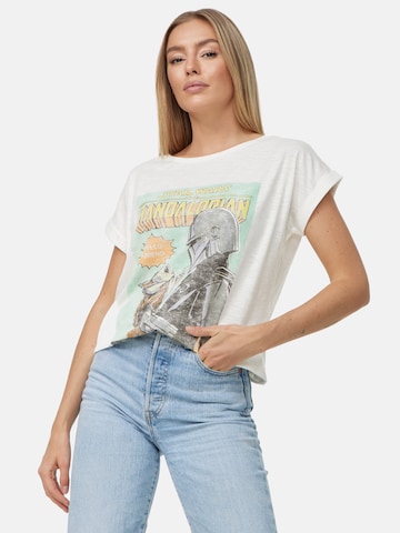T-shirt 'Star Wars The Mandalorian' Recovered en beige