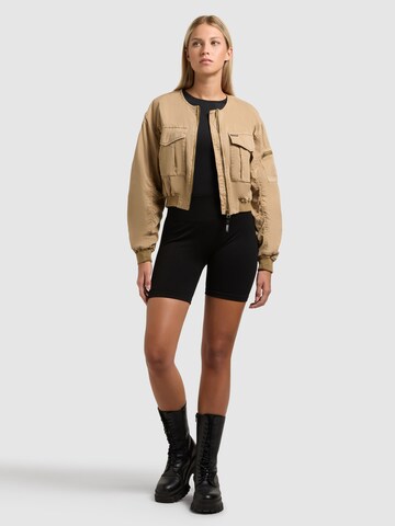 Veste mi-saison khujo en beige