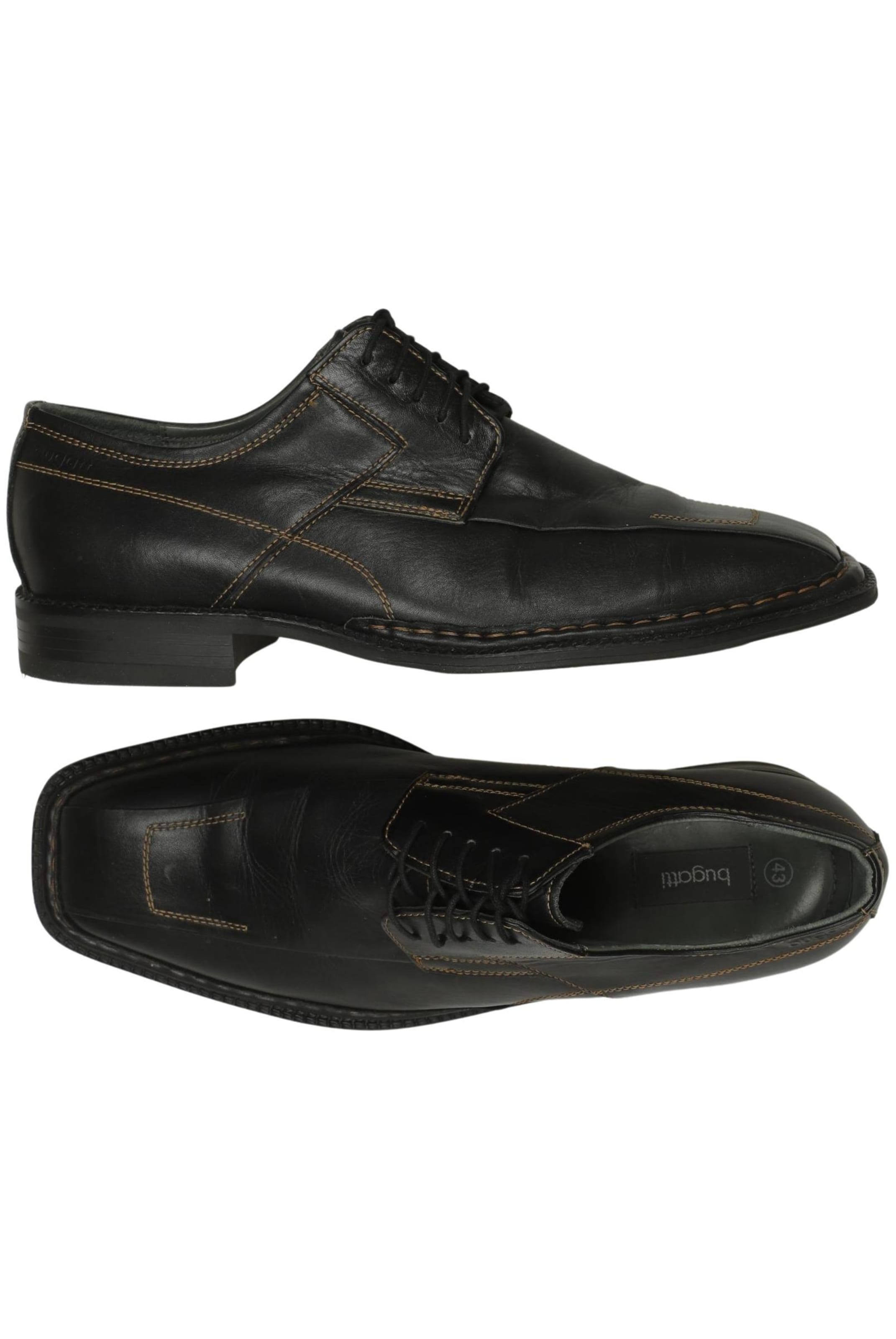 bugatti Halbschuh 43 in Schwarz: Vorderseite