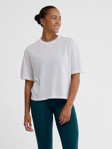 Hummel Functioneel shirt in Wit: voorkant
