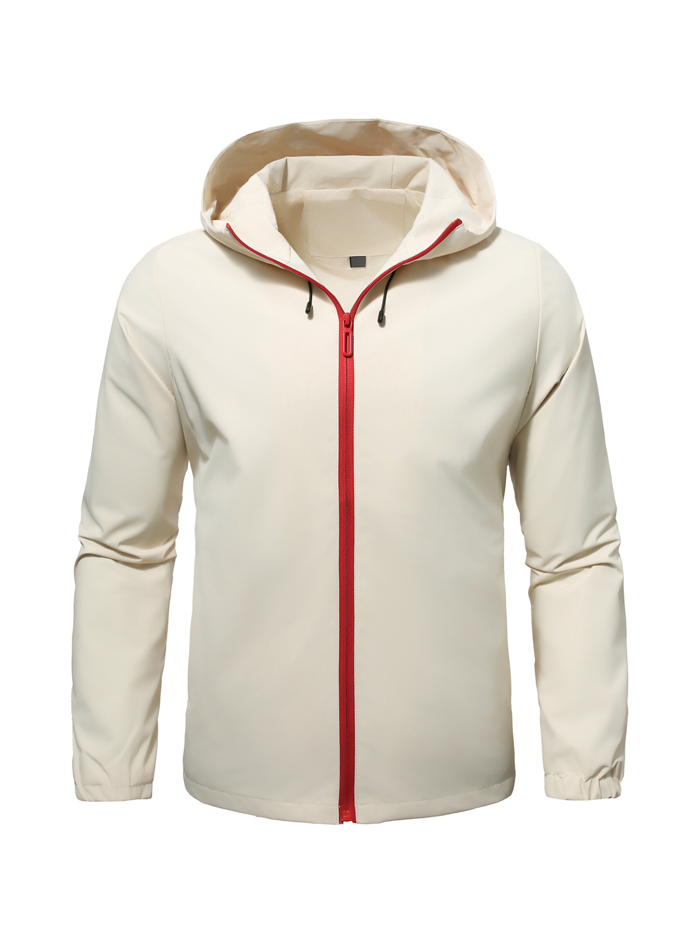 YOUTHUP Athletic Jacket 'Kombi' in White: front