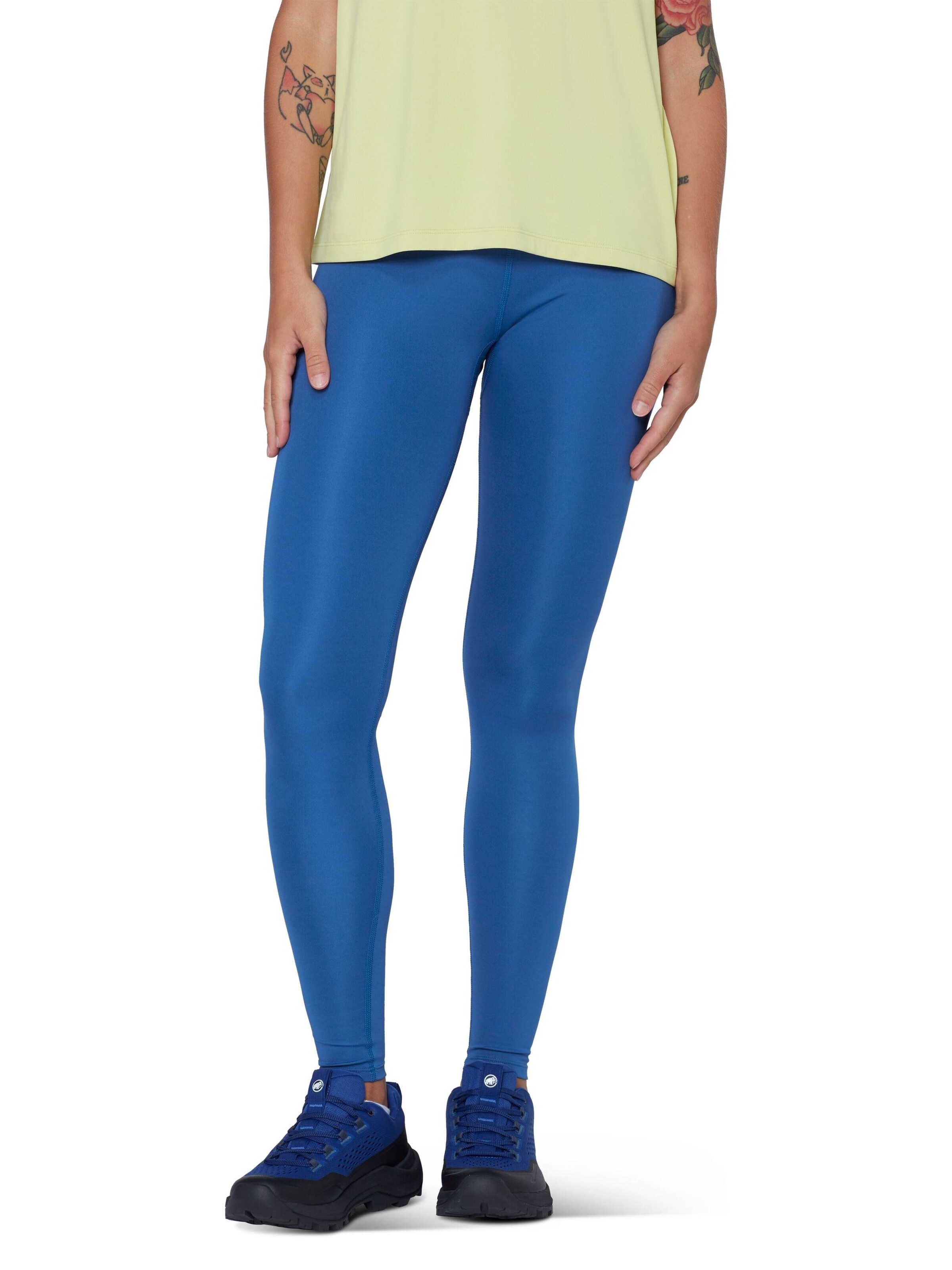 MAMMUT Regular Leggings 'Waymarker' in Blue: front