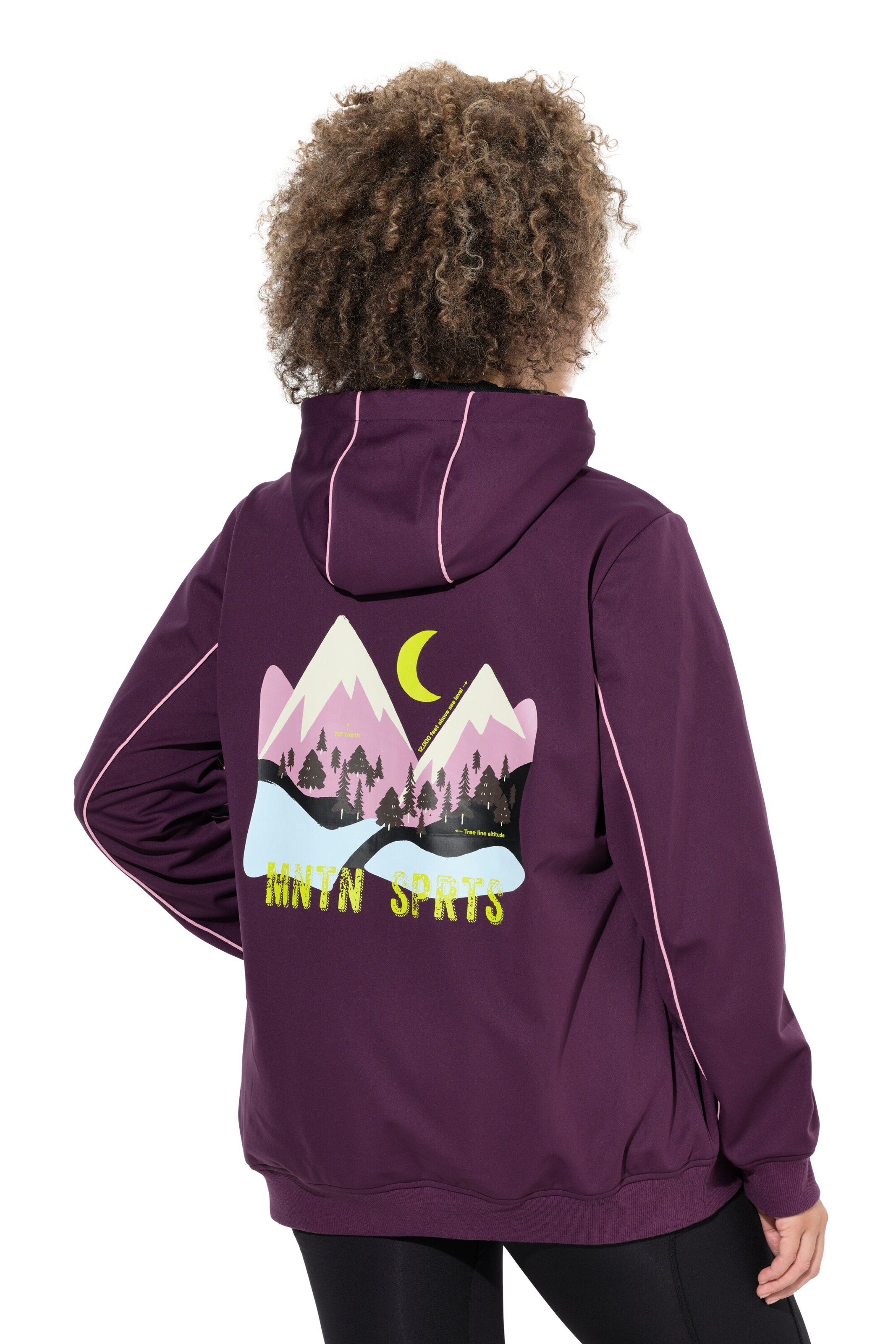 Ulla Popken Functionele jas in Lila