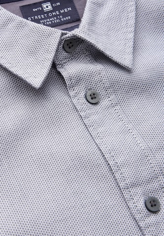 Street One MEN Regular fit Button Up Shirt in Grey