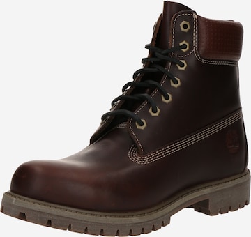 TIMBERLAND Ботинки на шнуровке '6IN Premium' в Коричневый: спереди