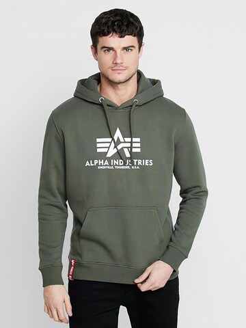 ALPHA INDUSTRIES Sweatshirt 'Basic'‌‌‌‌‌‌ in Grün