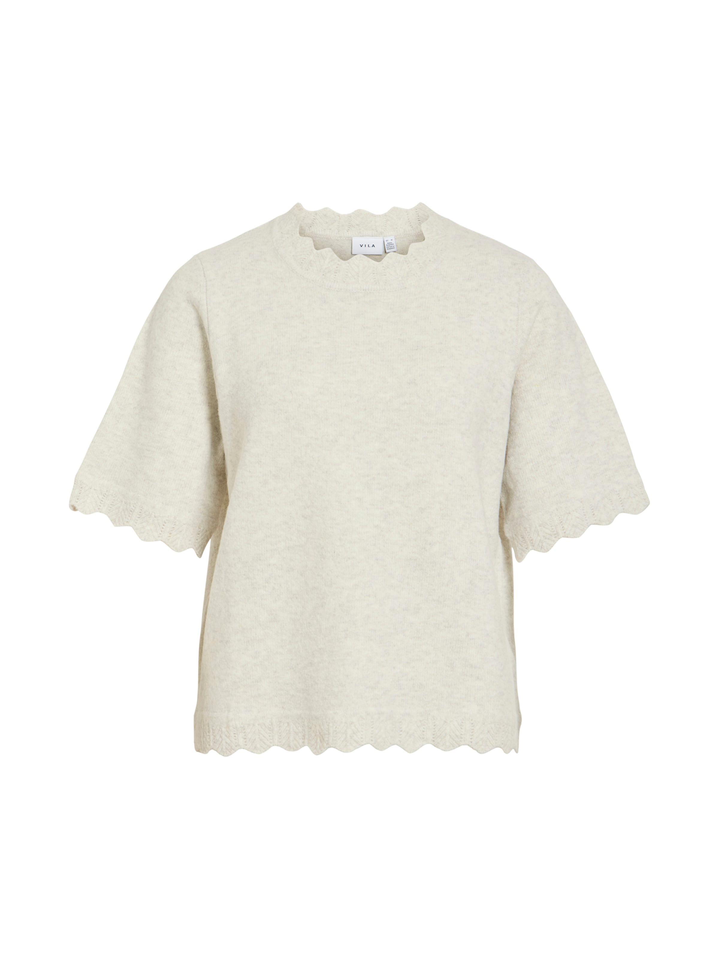 Pullover 'VINIKOLINA' di VILA in bianco: frontale
