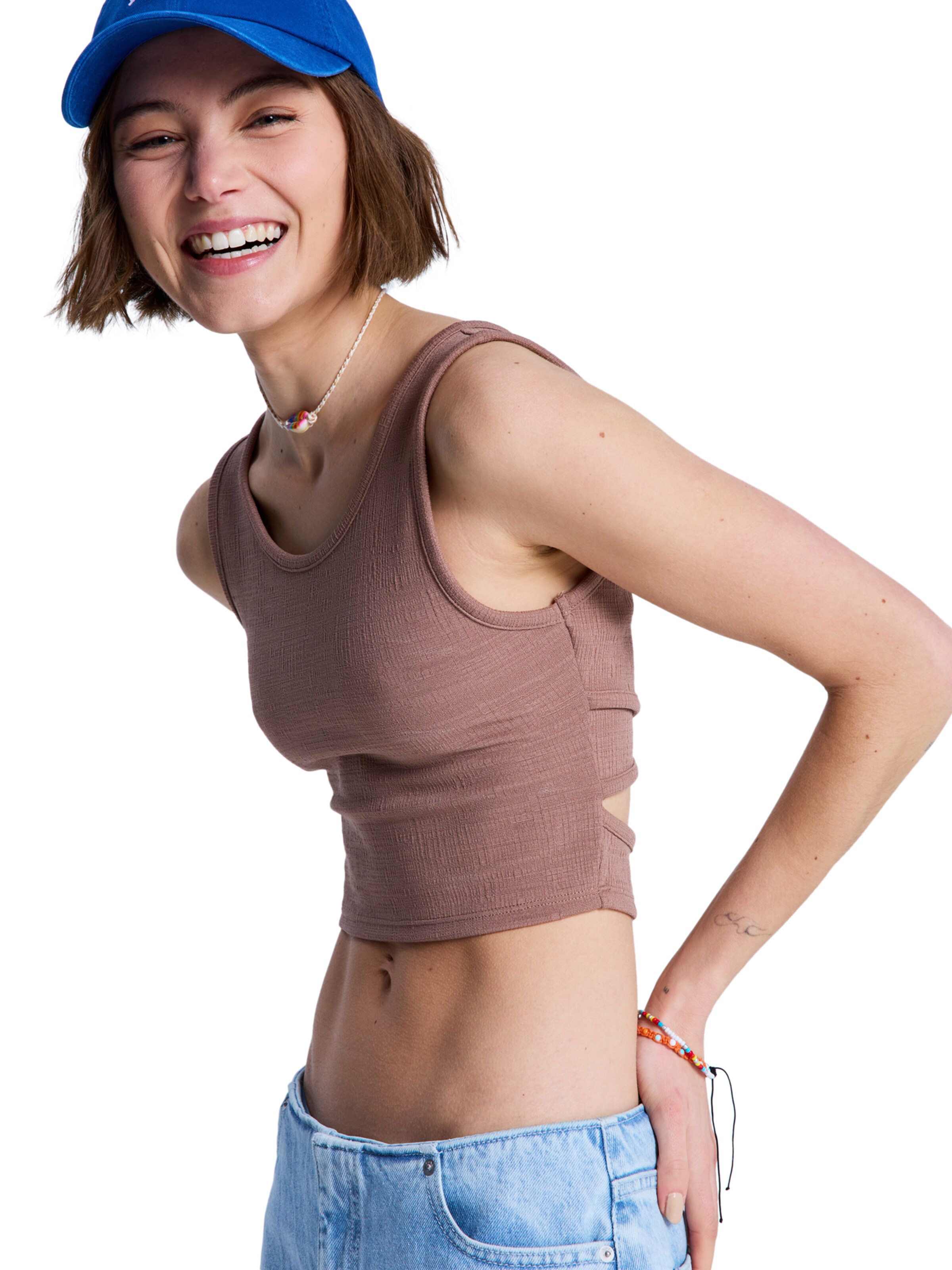 ROXY Top in Brown