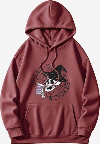 GORHEY Sweatshirt in Rood: voorkant