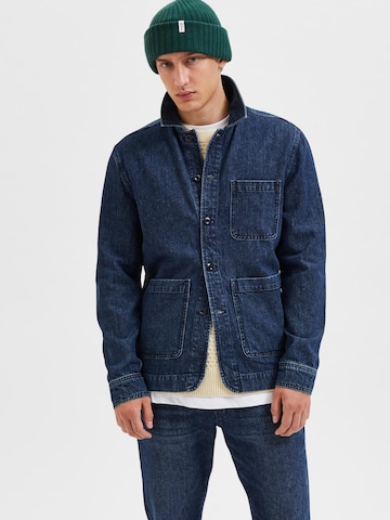 SELECTED HOMME Between-Season Jacket 'Benjamin' in Blue