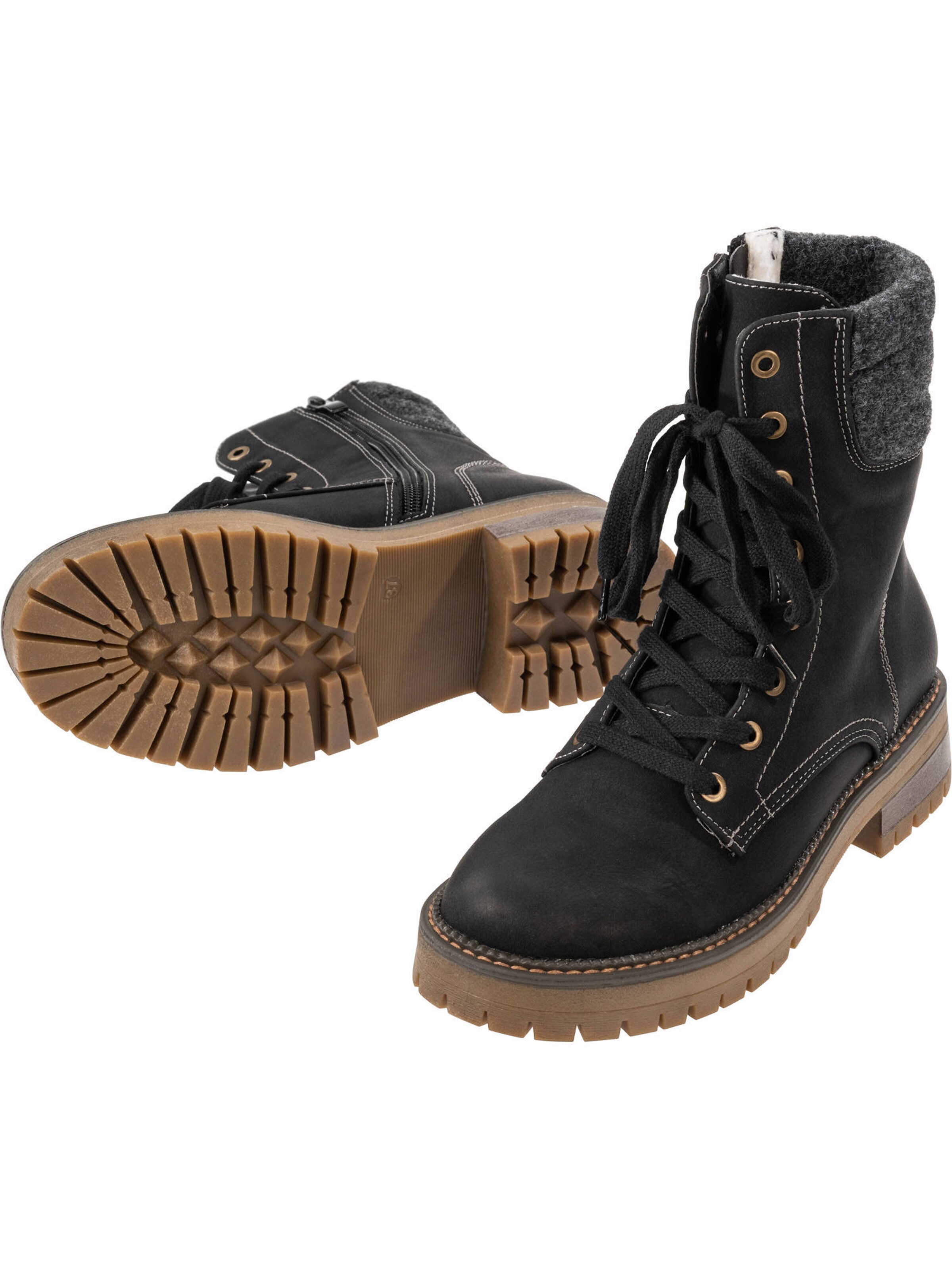 Palado Veterlaarsjes 'Lipsi' in Zwart