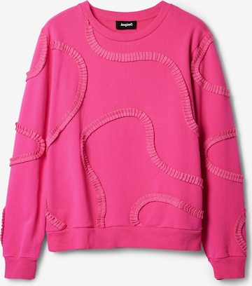 Desigual Μπλούζα φούτερ σε ροζ: μπροστά