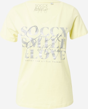 Soccx Tričko 'Mary' – žlutá: přední strana