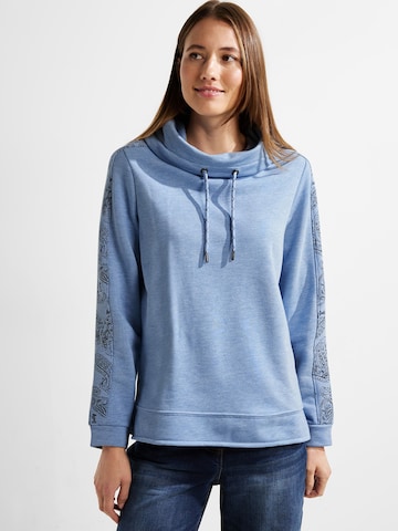 CECIL Sweatshirt 'Cecil' in Blue: front