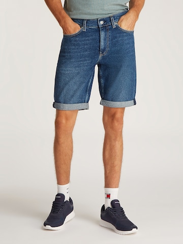 Calvin Klein Jeans Regular Shorts in Blau: Vorderseite