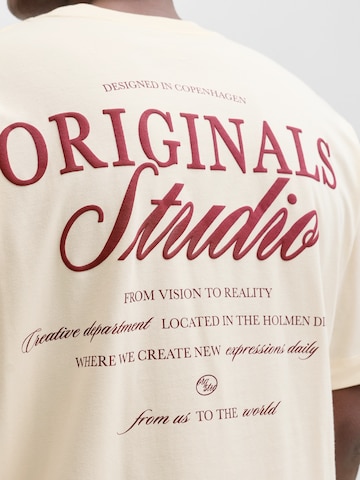 JACK & JONES Футболка 'JORNORREBRO' в Бежевый