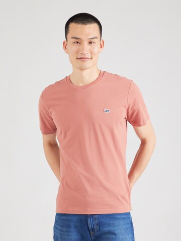 Lee - Camiseta 'SS PATCH LOGO TEE' en rosa: frente