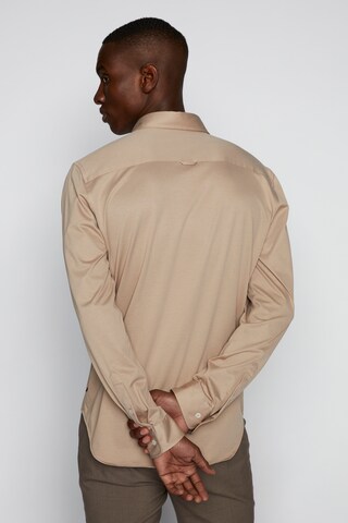 Matinique Regular Fit Skjorte 'Trostol ' i beige