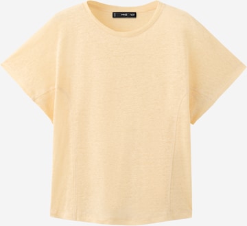 MANGO Тениска 'LINU' в бежово: отпред