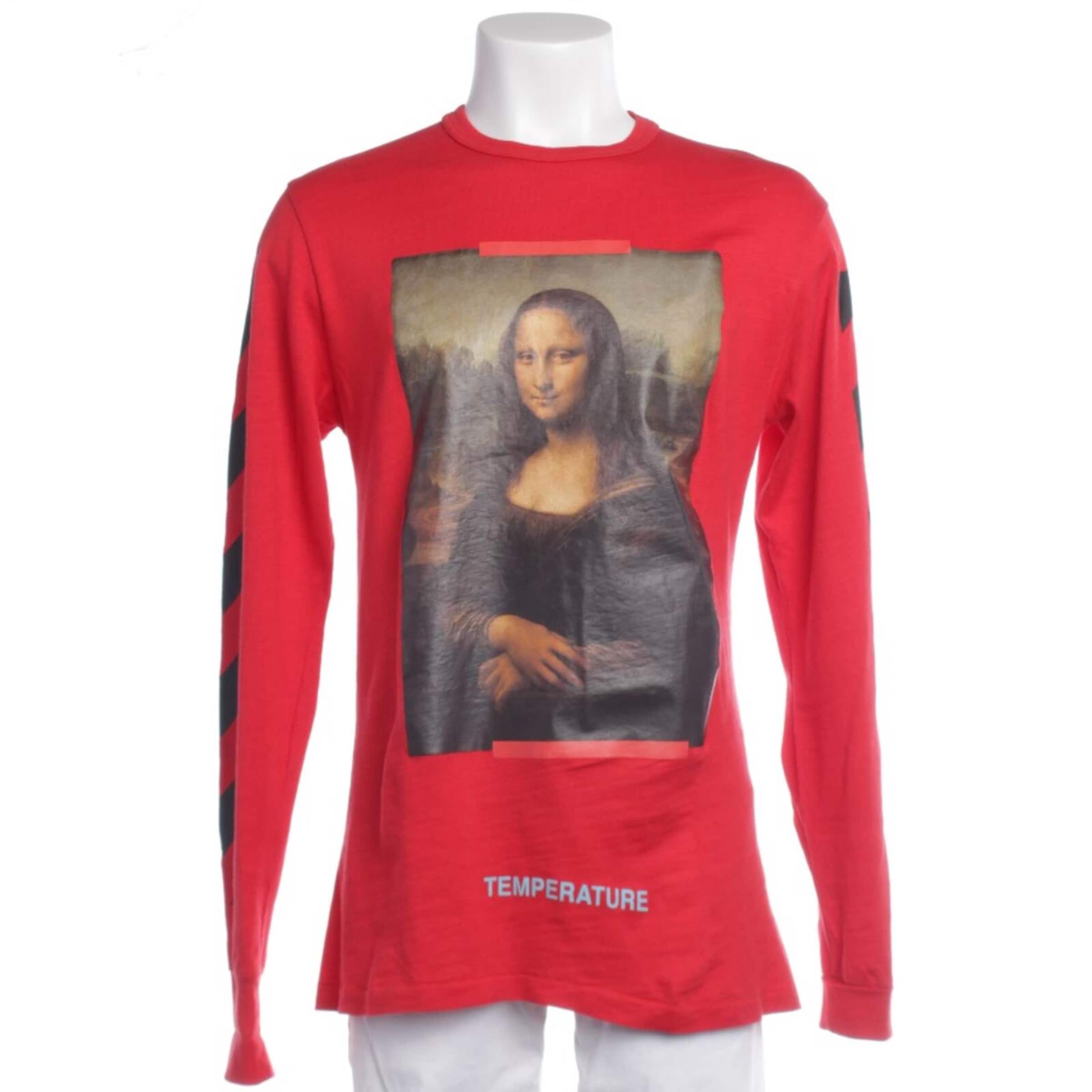 Off-White Freizeithemd / Shirt / Polohemd langarm in S in rot, Produktansicht