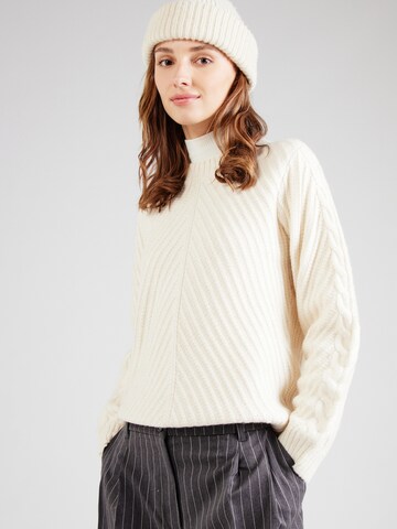 Pull-over 'VIERIN' VILA en beige : devant