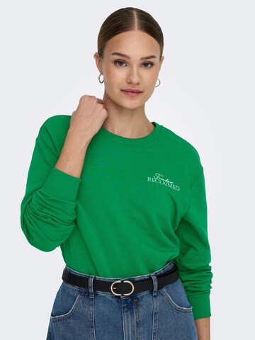 Sweat-shirt 'AMAZE' JDY en vert
