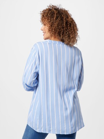 KAFFE CURVE Bluse 'SIDA' in Blau