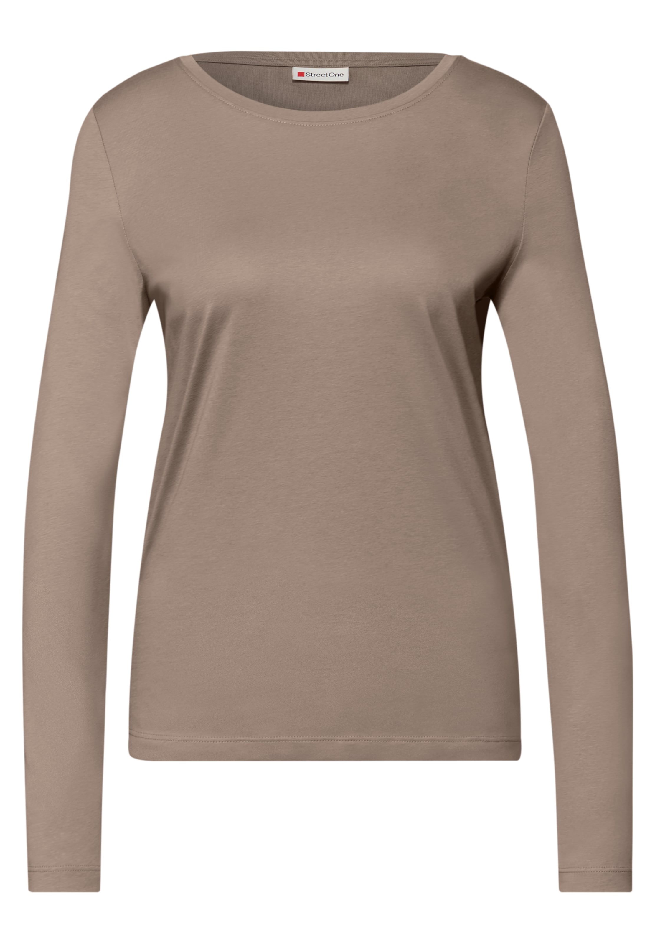 STREET ONE Shirt in Brown: front