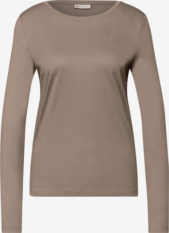 STREET ONE Shirt in Brown: front