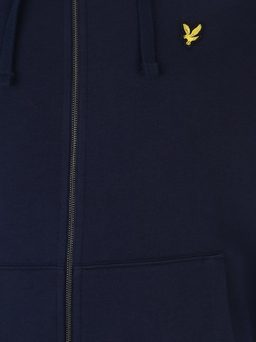 Lyle & Scott Big&Tall Zip-Up Hoodie in Blue