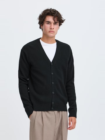 Casual Friday Gebreid vest 'CFKarl' in Blauw: voorkant