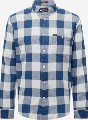 Lee Button Up Shirt in Blue: front