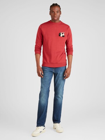 WESTMARK LONDON Sweatshirt 'Destination Alps' in Rot