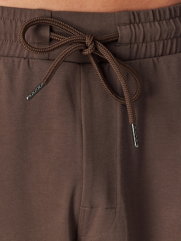 Pantalon de pyjama ' Mix Relax ' SCHIESSER en marron