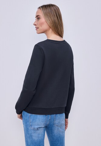 STREET ONE Sweatshirt in Blau